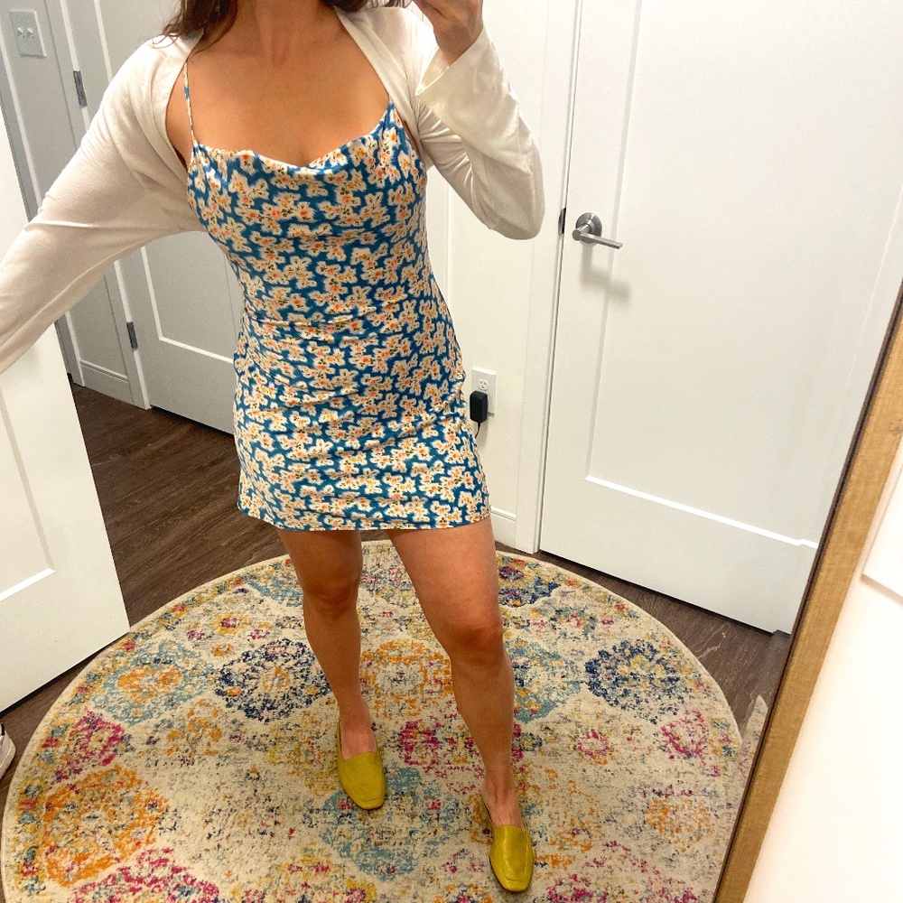Urban Outfitters scoop top mini dress